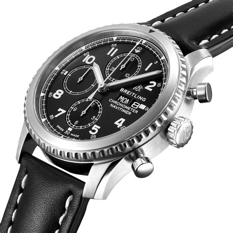 breitling aviator black face